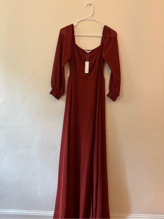 Baltic Born Dresses & Skirts - Baltic Born NWT Long Sleeve Rust Orange Maxi Dress